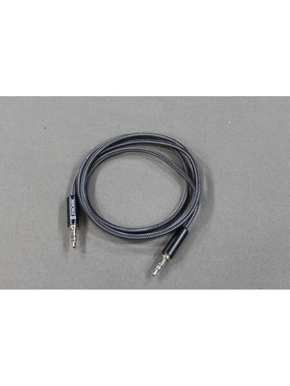 Syncwire 3.5mm Aux Cable Gray Braided Nylon Audio Cord